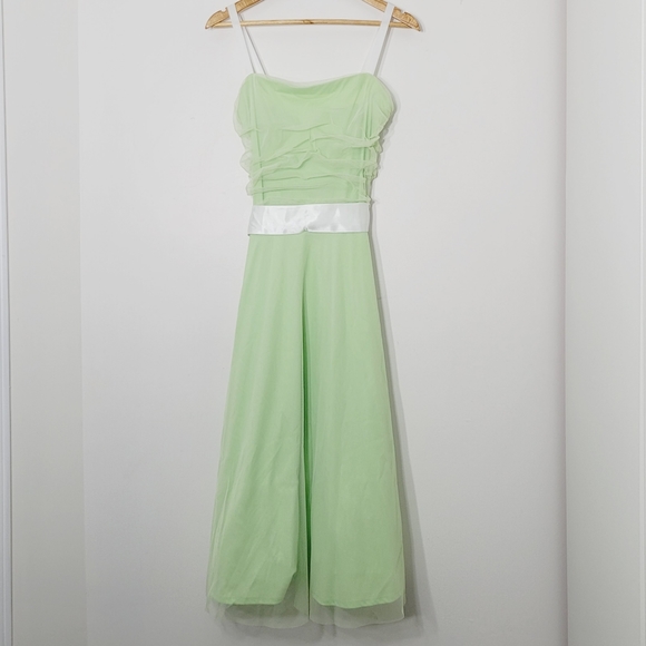 Handmade Dresses Vintage Aline Semi Formal Prom Dress Midi Length